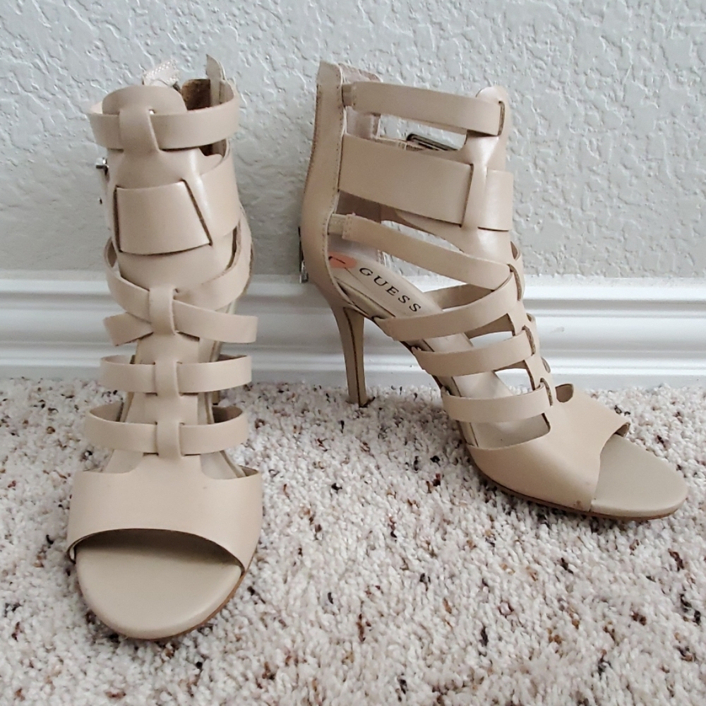 Nude GUESS Heels